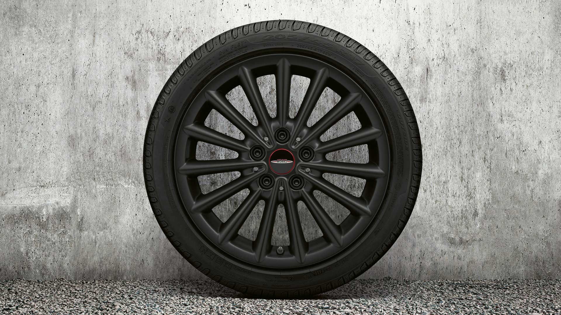 17" JCW MULTI SPOKE 505 - JET BLACK MATT